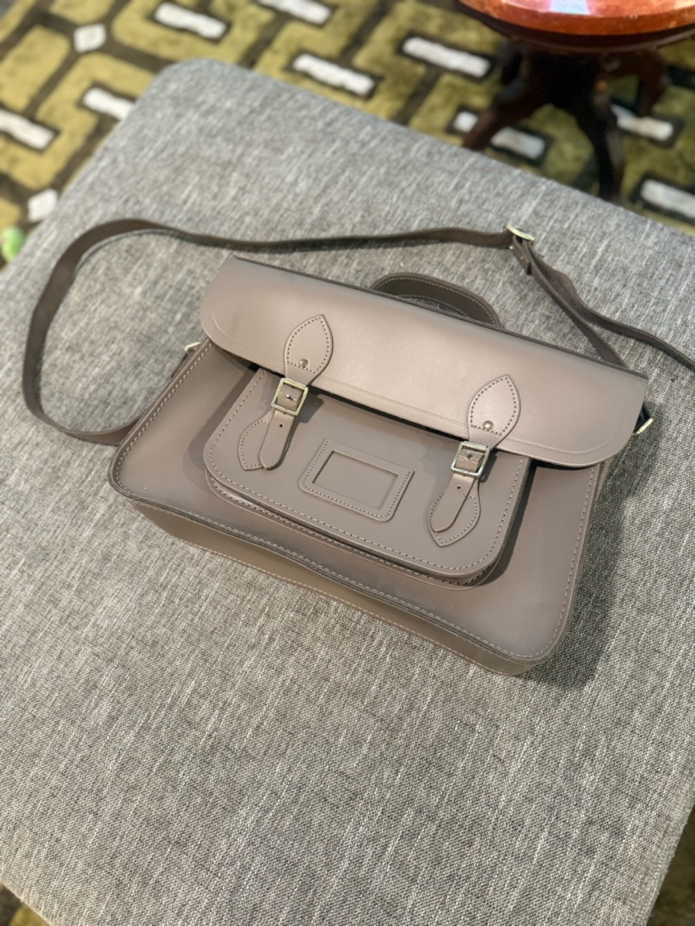 Classic Taupe Satchel Crossbody Bag - Cambridge Satchel Company